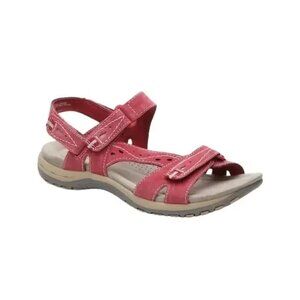 Earth Origins Women’s Sophie Flat Sandal Red Size‎ 7 W